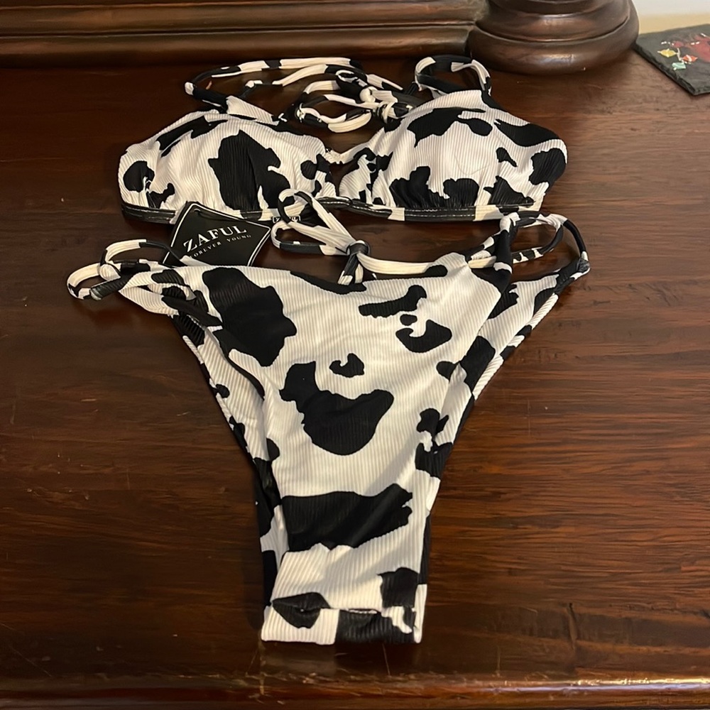 NWT Cow bikini